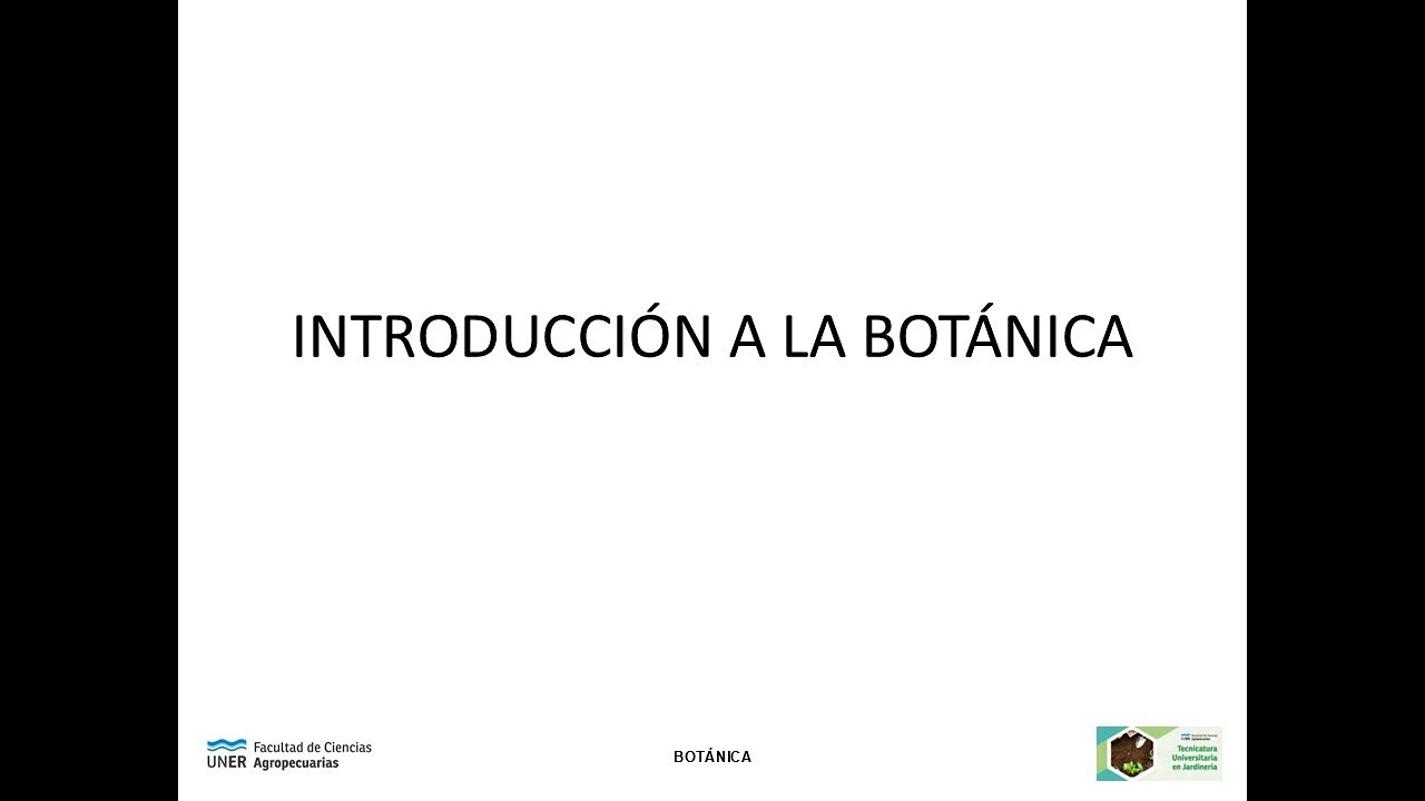 Introducción a la Botánica