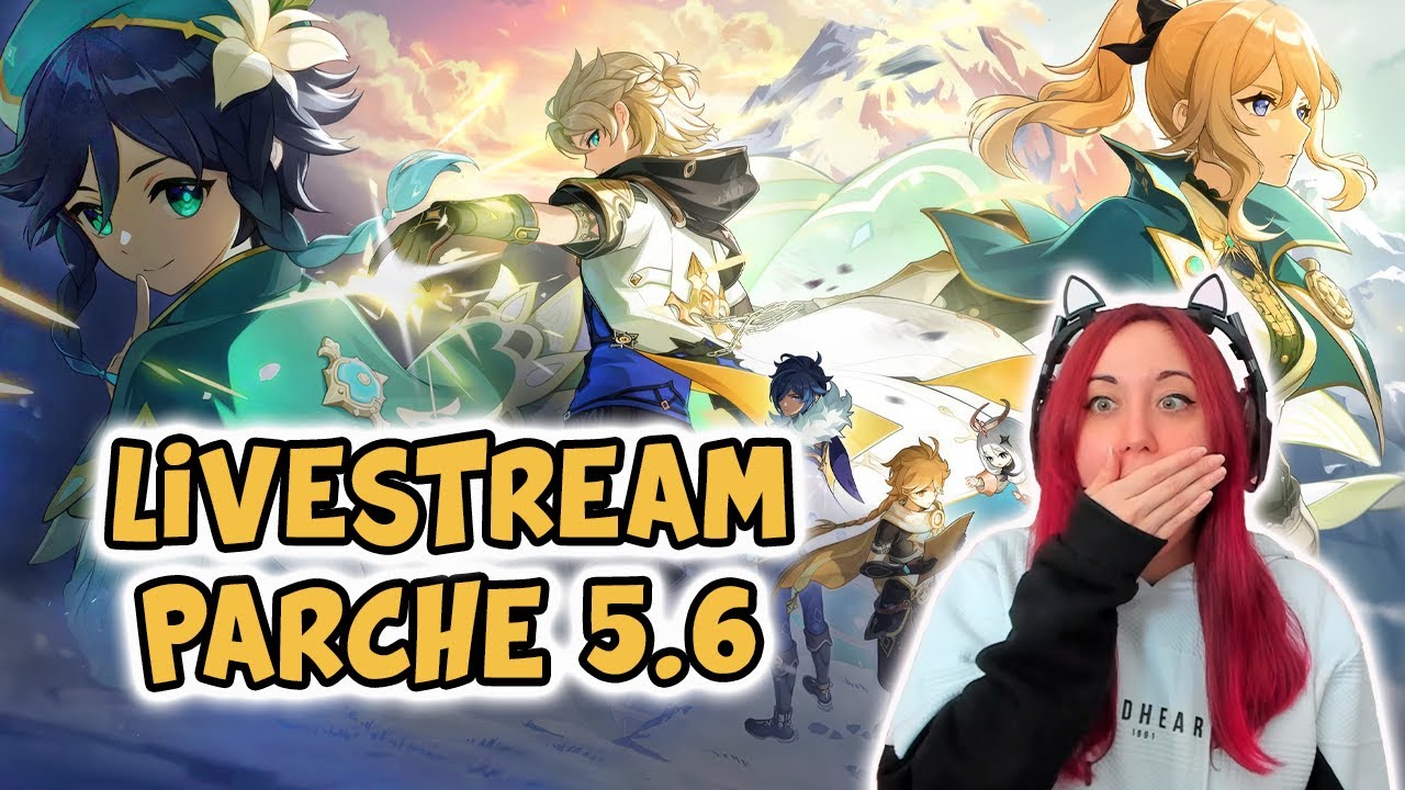 ¡LIVESTREAM 5.6 DE GENSHIN IMPACT! Se lia en Mondstadt 😱🔥