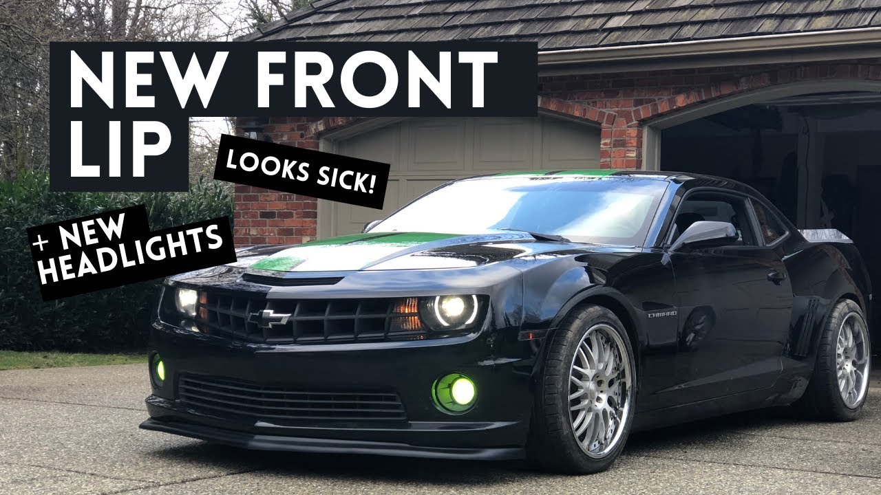 Installing A New Front Lip On My 2010 Camaro!