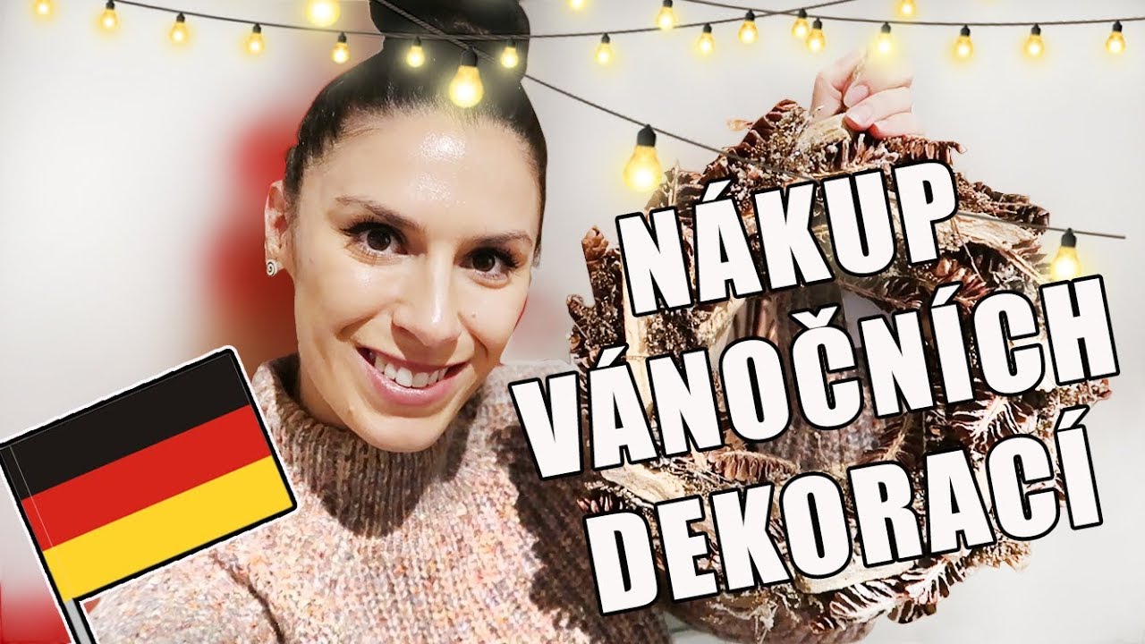 NÁKUP DEKORACÍ V NĚMECKU, VÁNOČNÍ HAUL, ŽIVOT V ZAHRANIČÍ