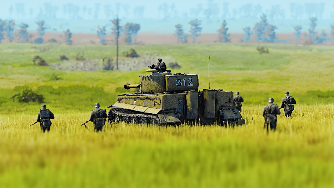 Battle of Kursk - Tank Battle | Tilt Shift