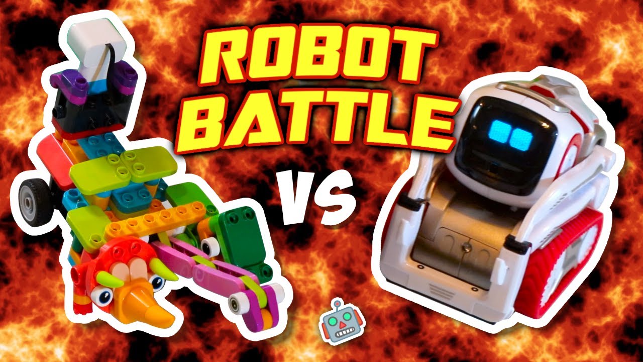 Cozmo VS Three-Headed Dinosaur - ROBOT BATTLE