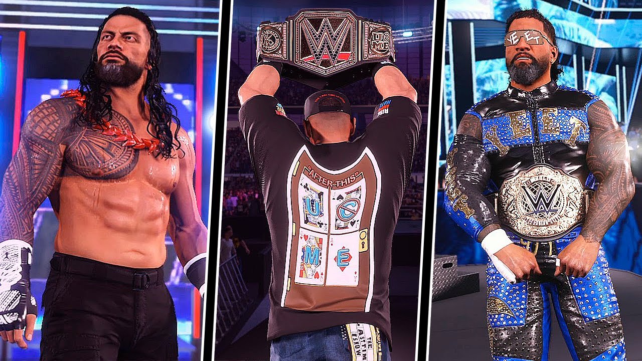 WWE 2K25: Выходы на арену Wrestlemania 41 (Джон Сина, Роман Рейнс, CM Punk, Джей Усо и другие)