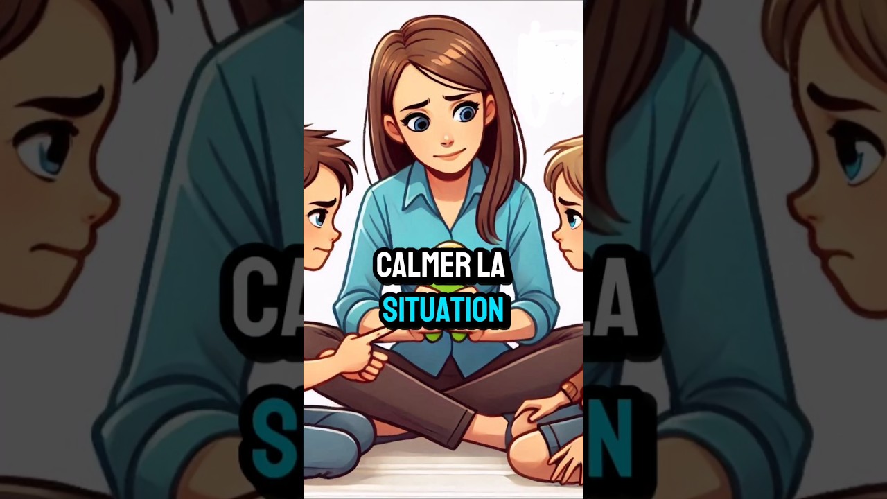 3 moyens d'apaiser un conflit entre enfants. #parentalit&eacute;positive