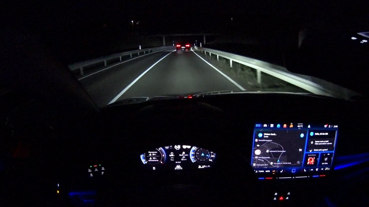 2025 VW Golf 8 Style 2.0 TDI Facelift - IQ. Light night drive | POV