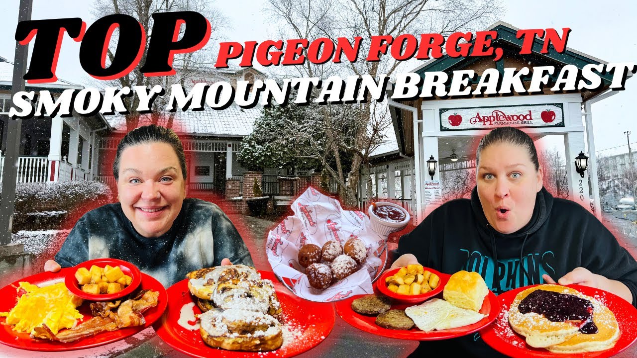 BREAKFAST REVIEW @ APPLEWOOD FARMHOUSE GRILL | TOP SMOKY MOUNTAIN SPOT @  APPLE BARN IN PIGEON FORGE