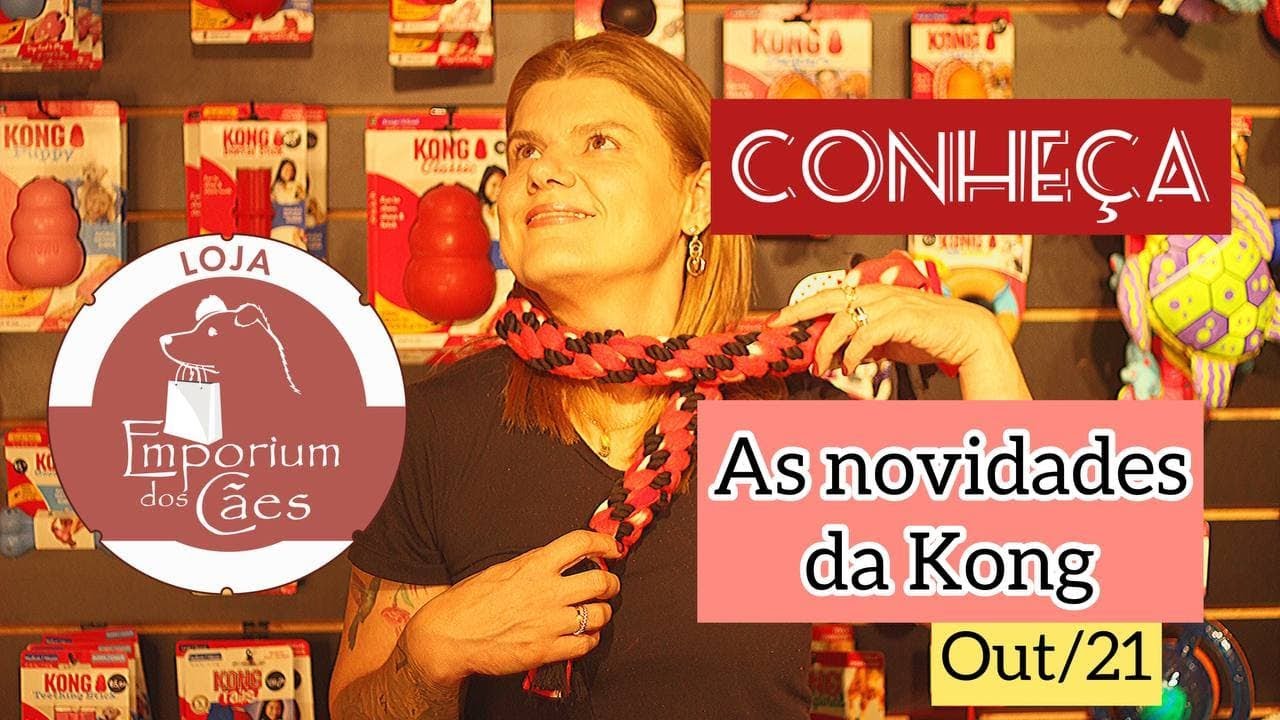 Os lançamentos da KONG chegaram no Emporium dos Cães!!