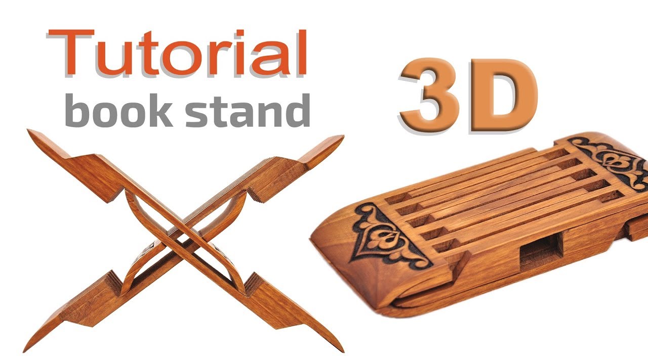 Tutorial book stand 3d