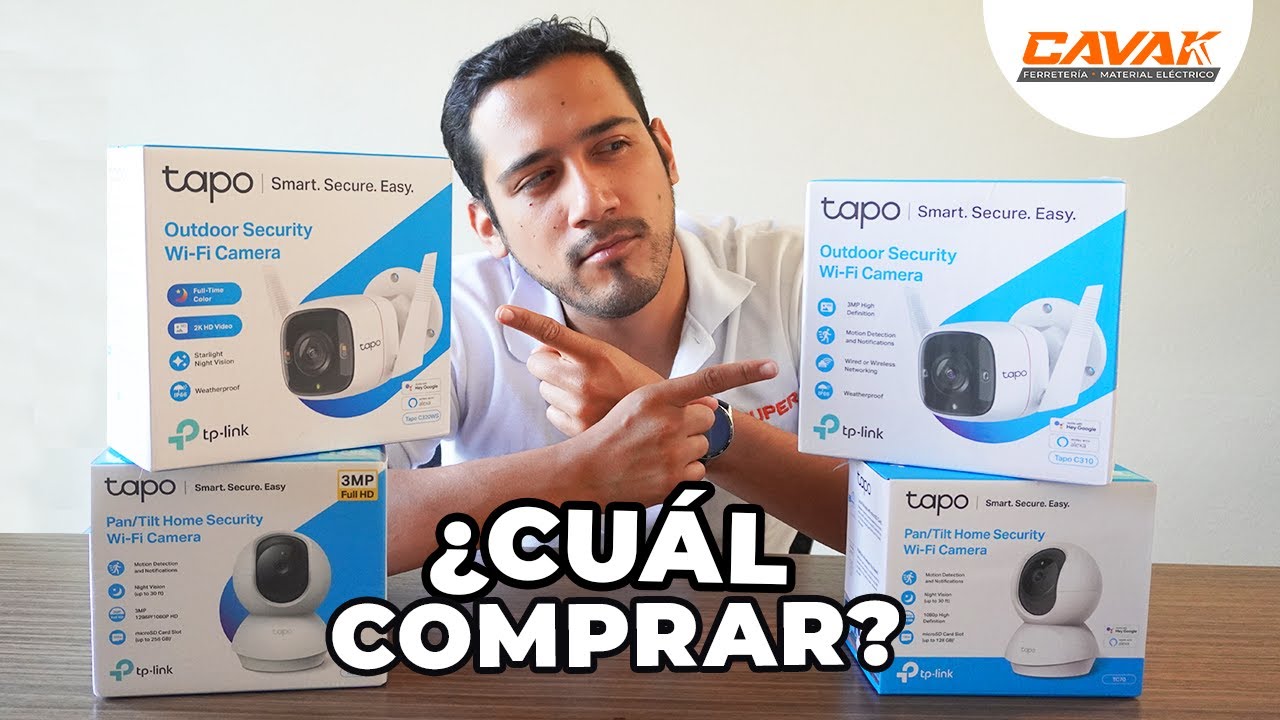 La mejores cámaras inteligentes Wi-Fi (2023) Diferencias entre TP-Link Tapo (C320WS/C310/C210/TC70)