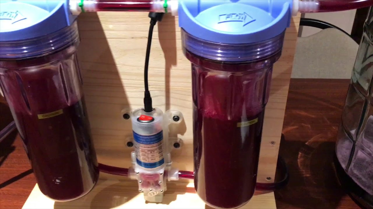 Red Wine Filtration - Dual-Stage 5 + 1 micron Filtration