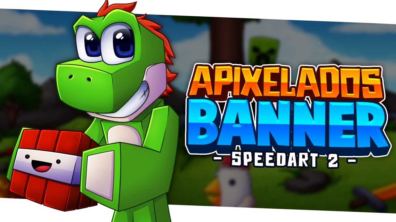 Minecraft SpeedART - Apixelados Banner 2 | Eonofre12