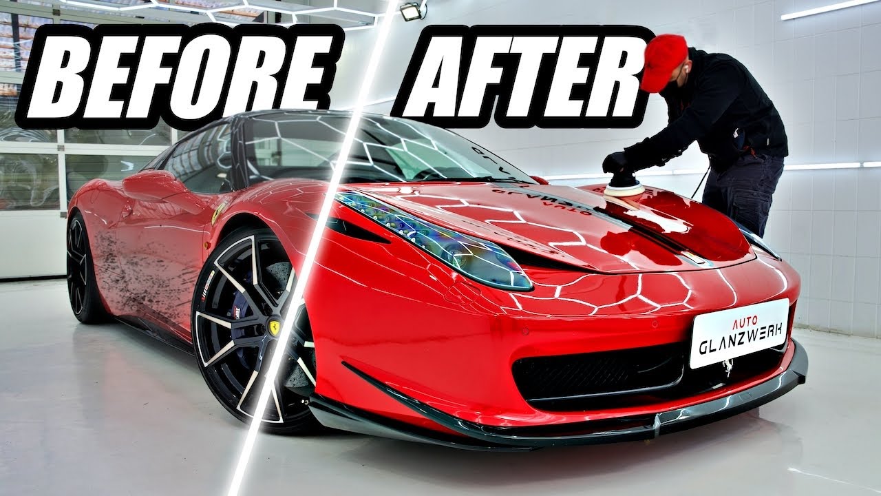 Detailing a $250,000 Ferrari (ASMR)