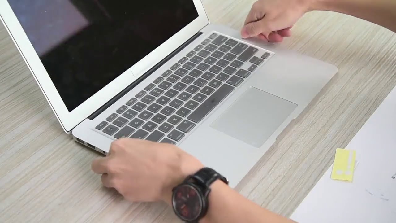 How to use the adhesive sticker?