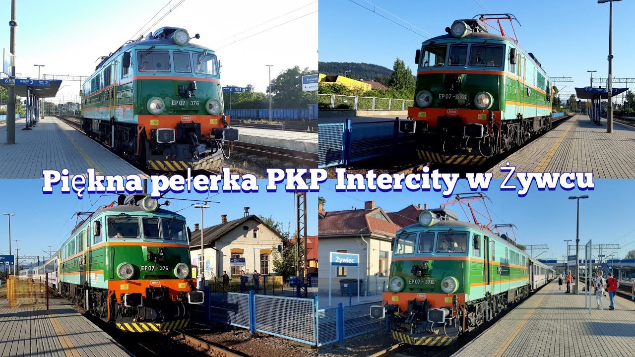 5 ujęc pięknej Si&oacute;demki PKP Intercity. 21.08.2020