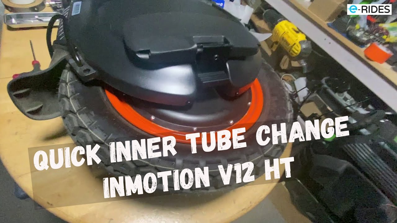 Inmotion V12 HT Quick Inner Tube Change. e-Rides EUC Upgrades .