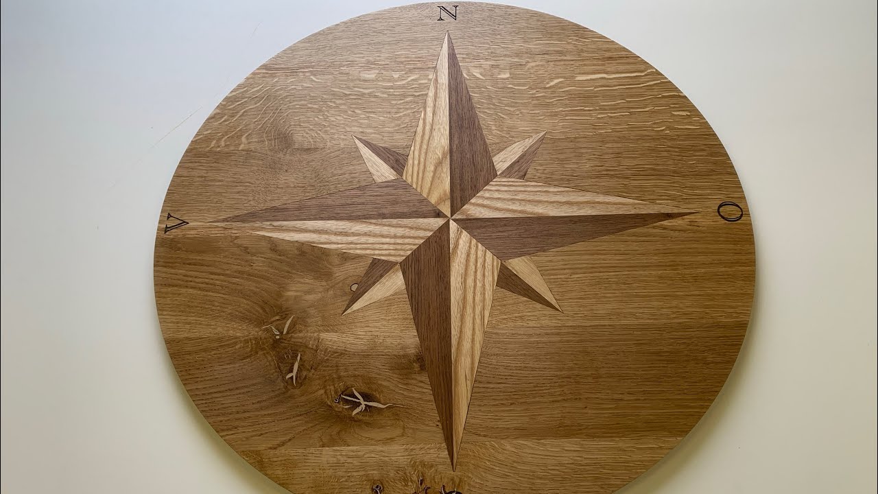Compass Inlay | Woodworking