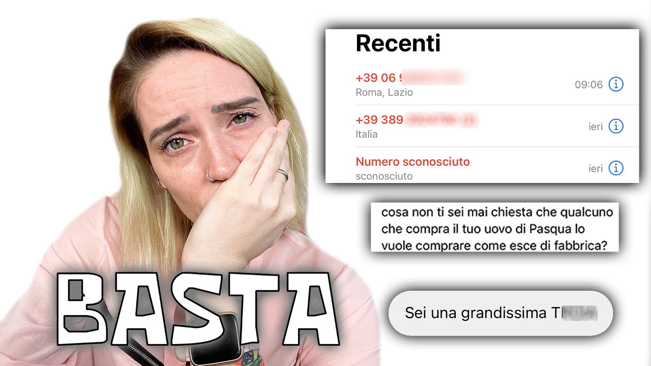 VI PREGO BASTA. Sto impazzendo.