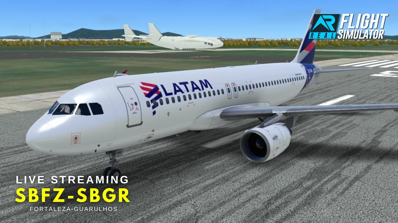 RFS - A320-200 - LATAM | FORTALEZA ✈️ GUARULHOS | Real Flight Simulator #rostos