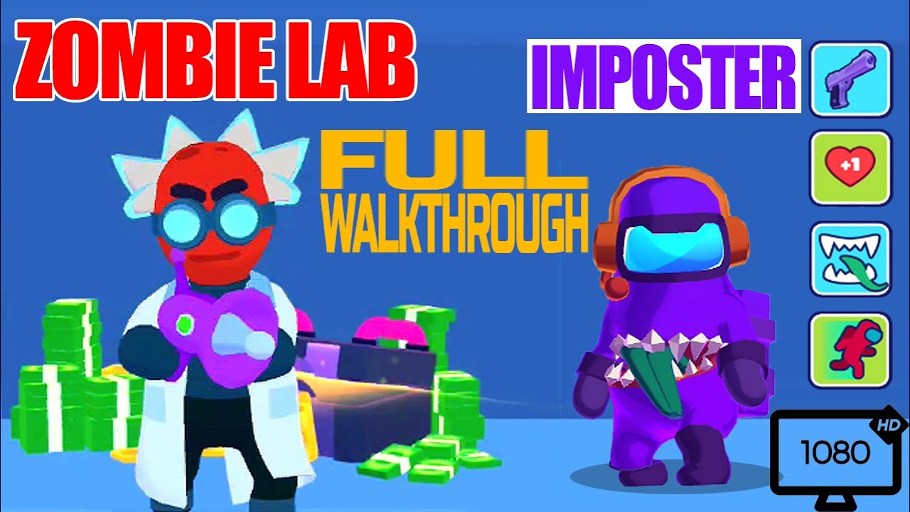 Мастер скрытности | Самозванец Герой в Zombie Lab Полное прохождение.