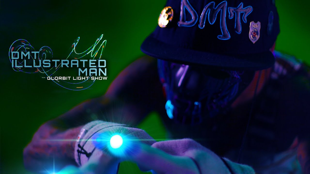 DMT - Illustrated Man Glorbit Light Show [EmazingLights.com]
