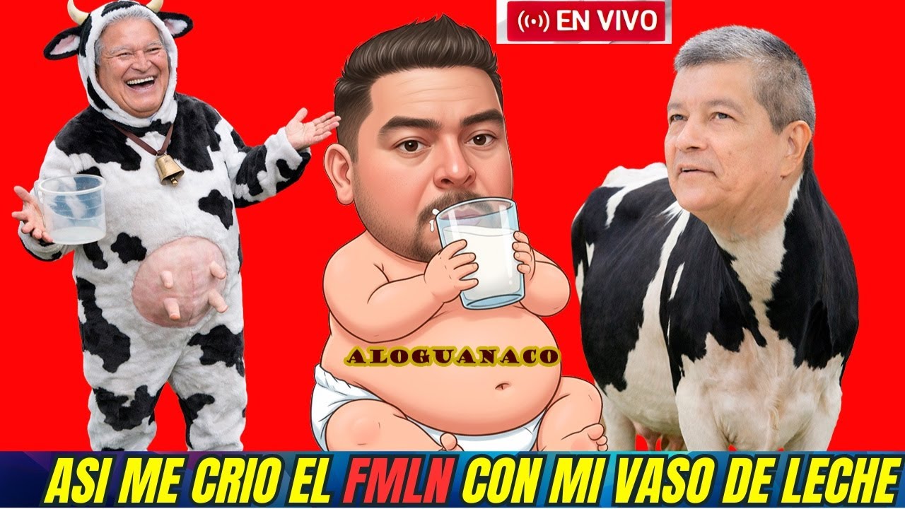AloGuanaco y el vaso de leche del FMLN: ¿mito, verdad o puro cuento?
