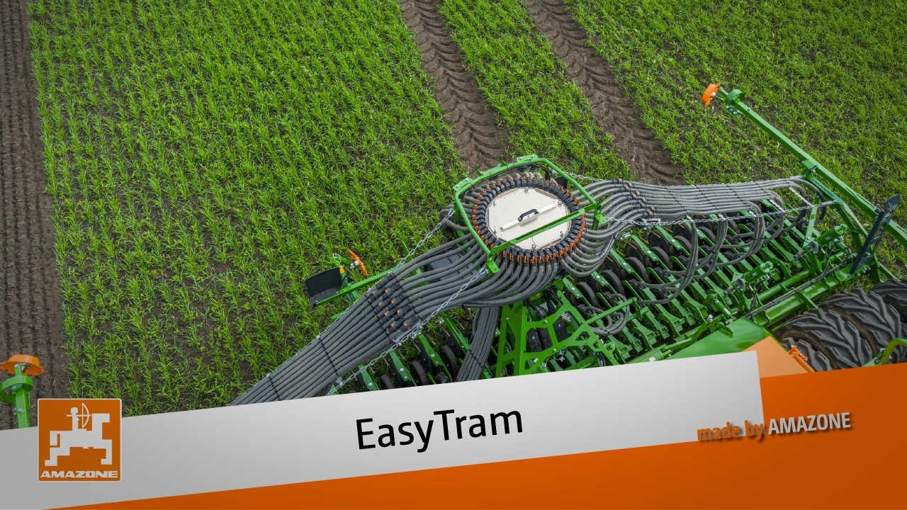 EasyTram - individuelle Fahrgassen mit Applikationskarten | AMAZONE