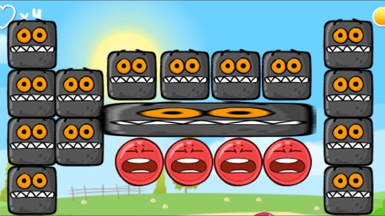 Red Ball 4 Kick Out The Square Game Walkthrough (level 19 - 32) + 4 Bonus