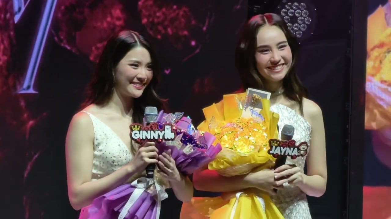 Ginny and Jayna watching fan-made video; Flowers and cake + special birthday cake 💜💛💐