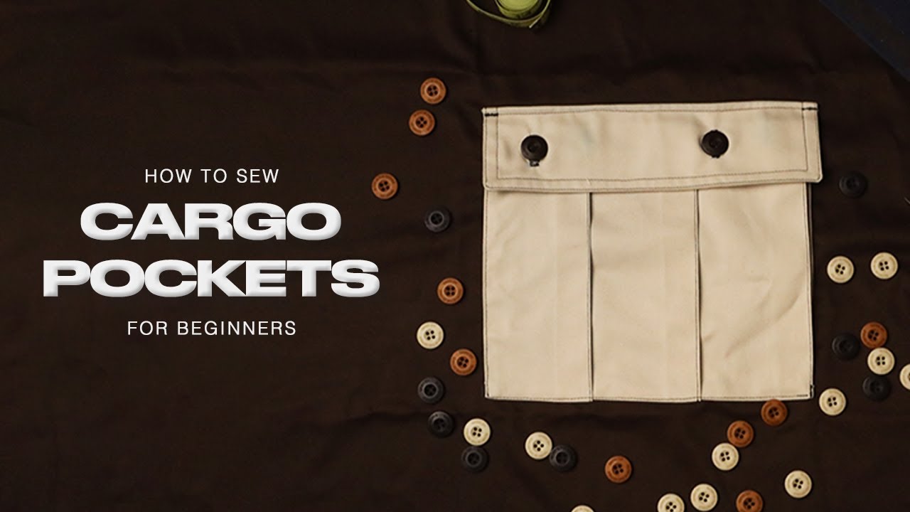 How to Sew Expanding Cargo Pockets | GA022