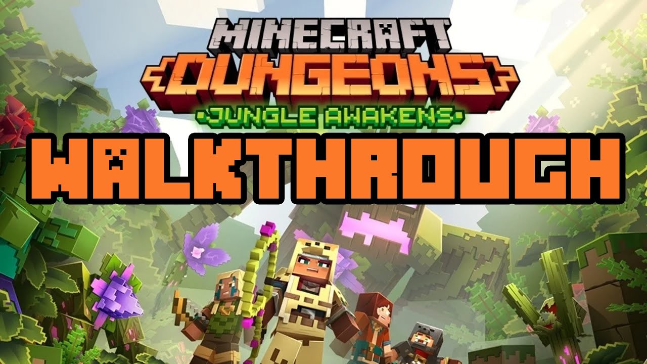 Minecraft Dungeons Jungle Awakens Walkthrough - Jungle Abomination [Dingy Jungle & Overgrown Temple]