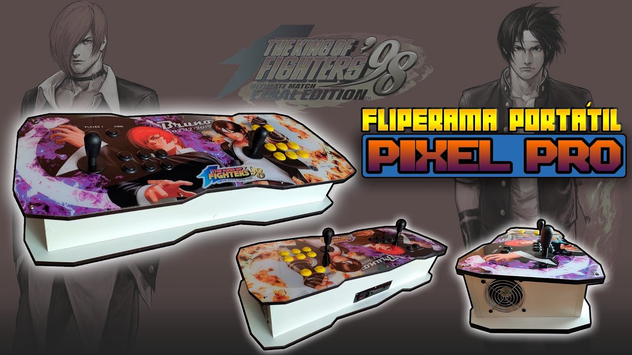 Fliperama Port&aacute;til - PIXEL PRO.