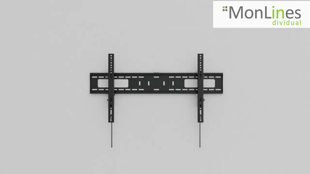 MonLines MWH029B TV Wandhalter verstellbarer Wandabstand bis 90 Zoll