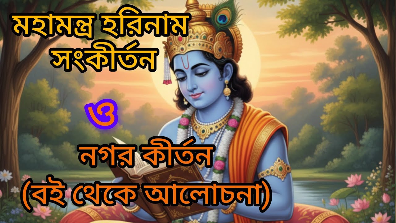 মহামন্ত্র হরিনাম সংকীর্তন ও নগর কীর্তন | বই থেকে আলোচনা