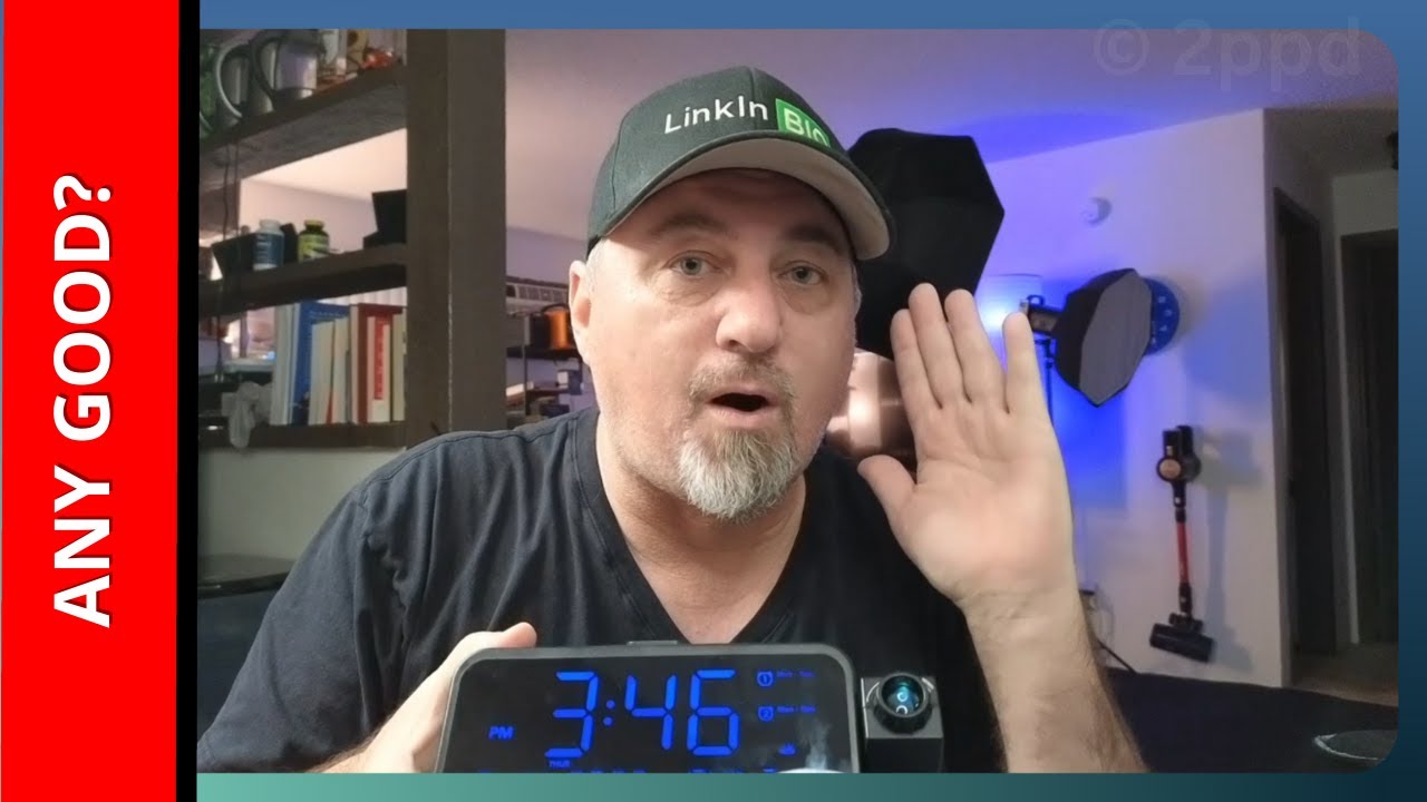 Projection Alarm Clock for Ceiling or a wall (Review)