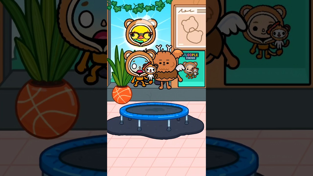 Лети высоко, малышка-обезьянка! 🐵🤢🤪 #shorts #tocaboca #втренде