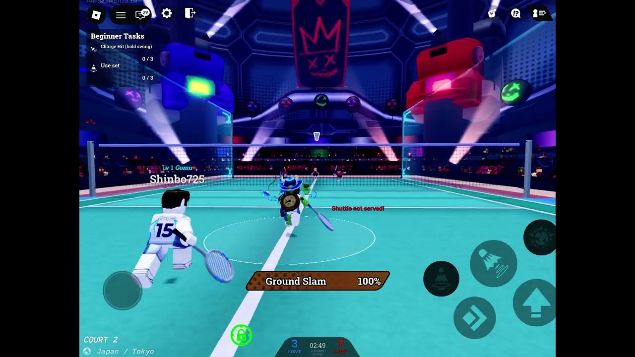 Playing racket rivals