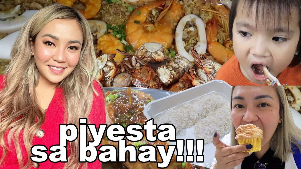 BALIK LONG HAIR? FIESTA BA SIZT?! BUMAHA NA NAMAN NG PAGKAIN!! - anneclutzVLOGS