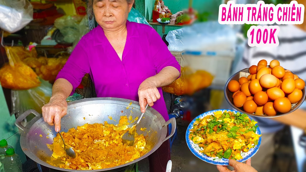 Dĩa Bánh Tráng Chiên Trứng 100k trên vỉa hè Sài Gòn ra sao?