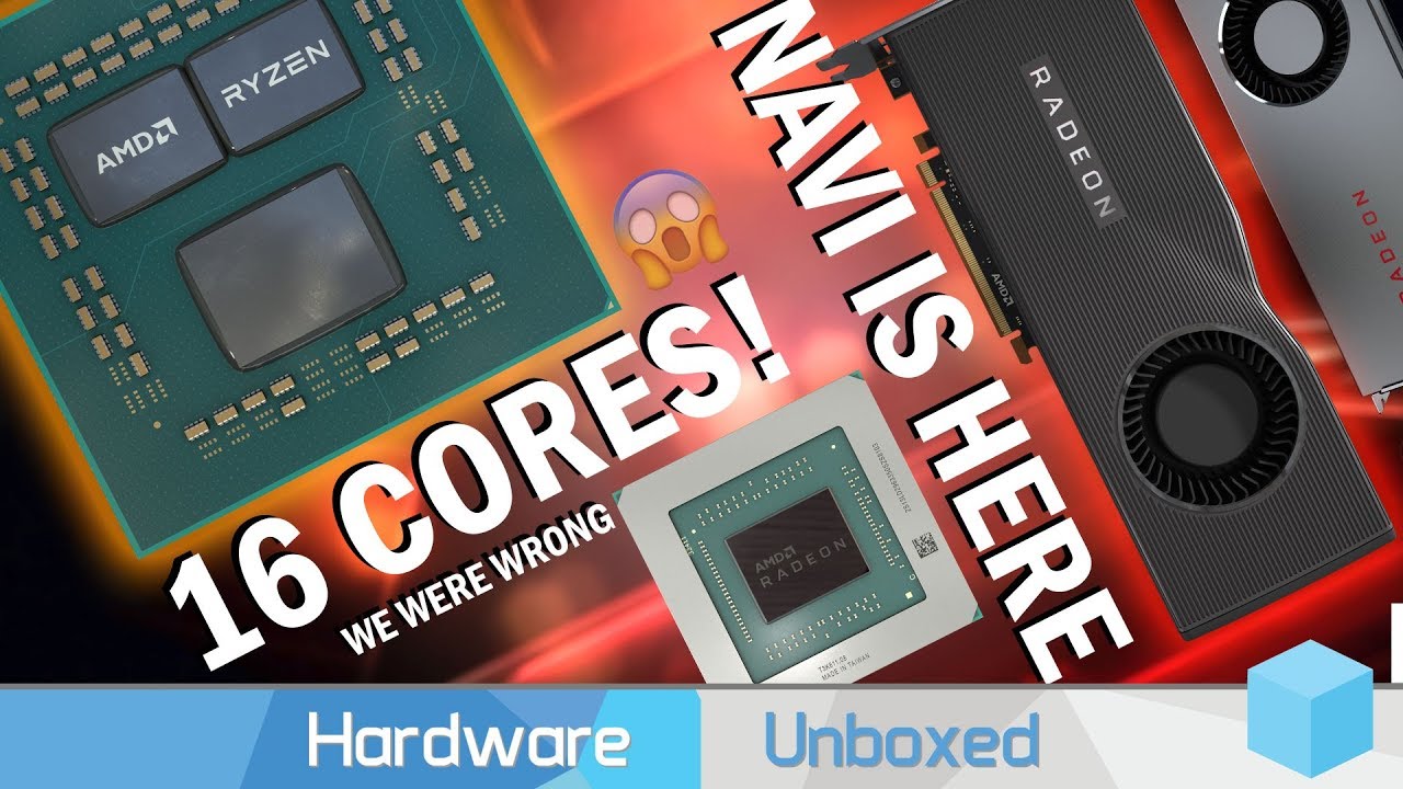 AMD E3 Overload: 16 Core Ryzen, Two Navi RX 5700 GPUs, Benchmarks, Architectures & More