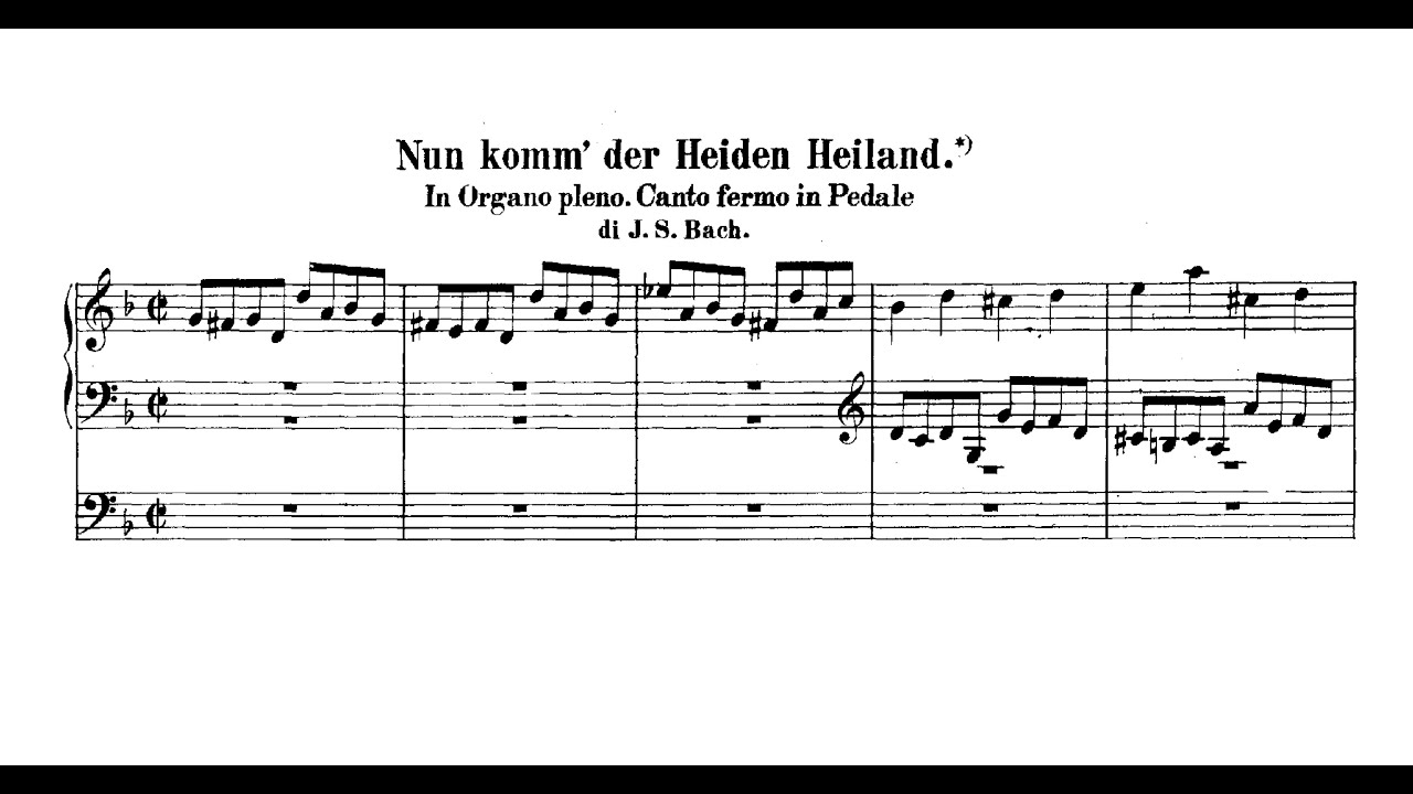J. S. Bach: 