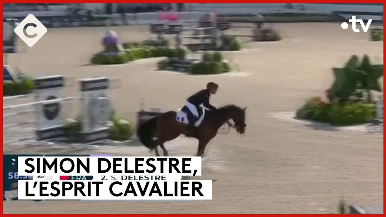 Simon Delestre, champion de saut d’obstacles - C à Vous - 29/04/2024