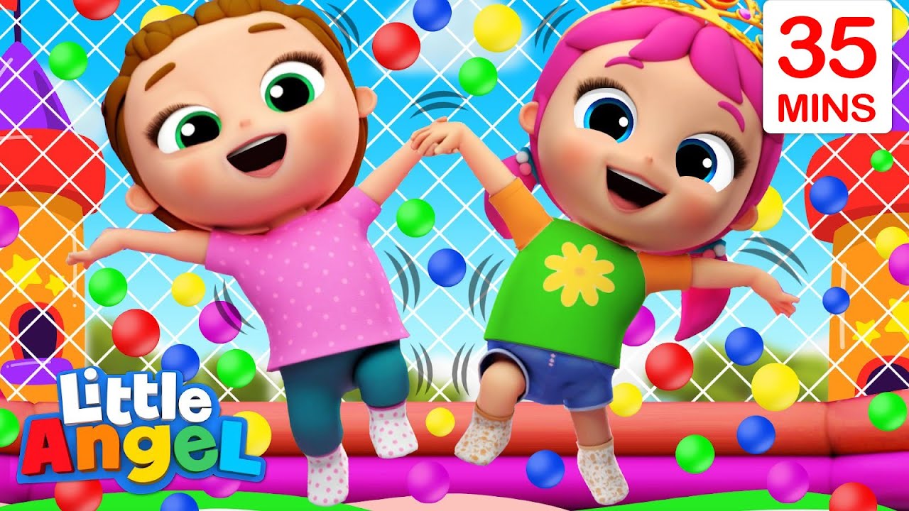 Bouncy House Song + More Little Angel Kids Songs & Nursery Rhymes