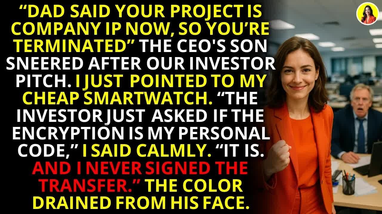 Encryption Engineer Terminated？ Her Smartwatch Exposed The CEO's Son & Won The Deal 💼