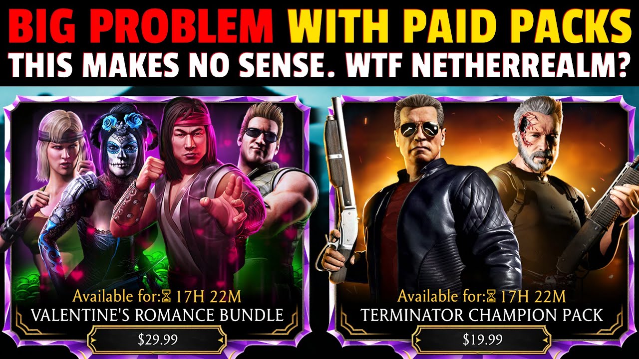 MK Mobile. Paid Packs are COMPLETE GARBAGE. Developers JUST DON'T GET IT! We Need Change...