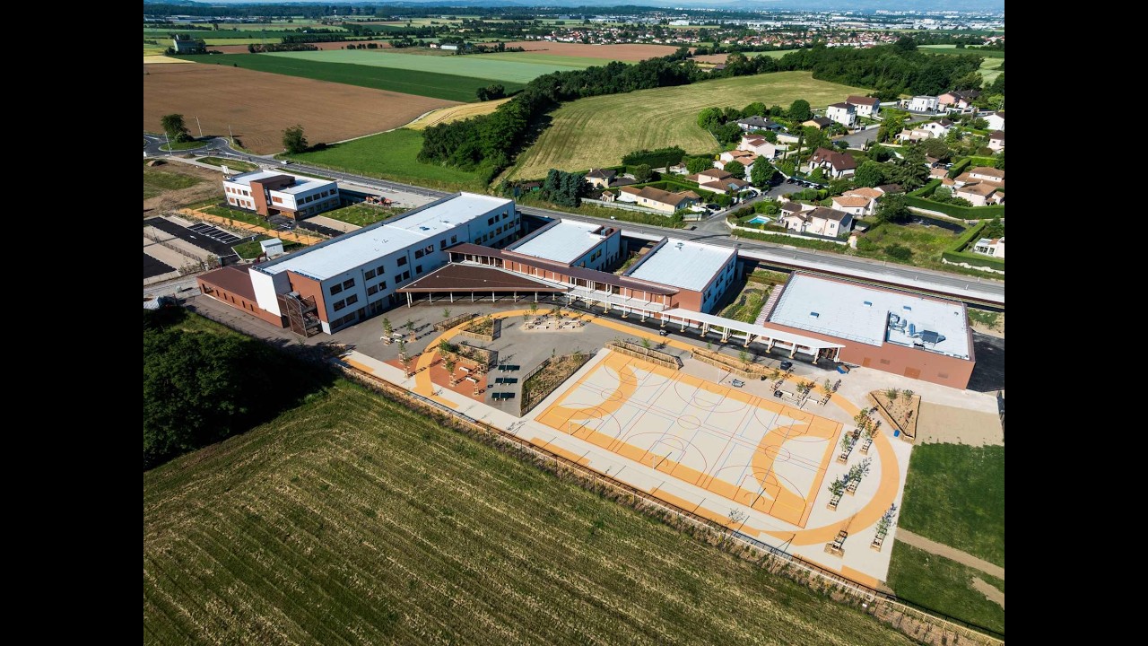 Construction du collège de Genas : un chantier bas carbone exemplaire