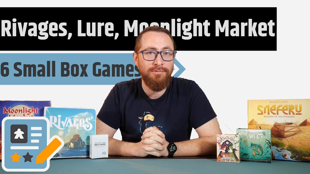 6 More Small Box Game Reviews - Rivages, Moonlight Market, Lure & More!