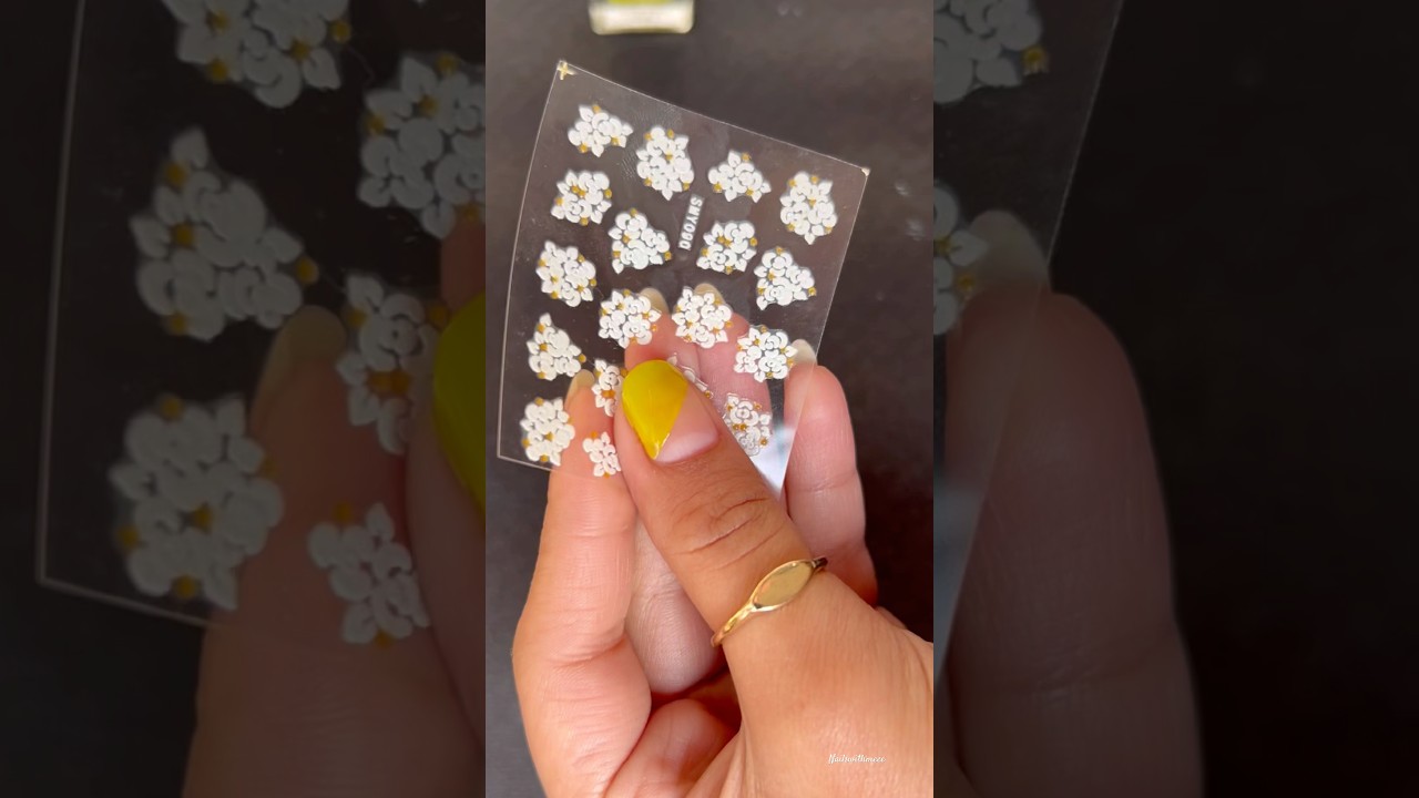 No Effort Sticker Nail Art Design for Beginners