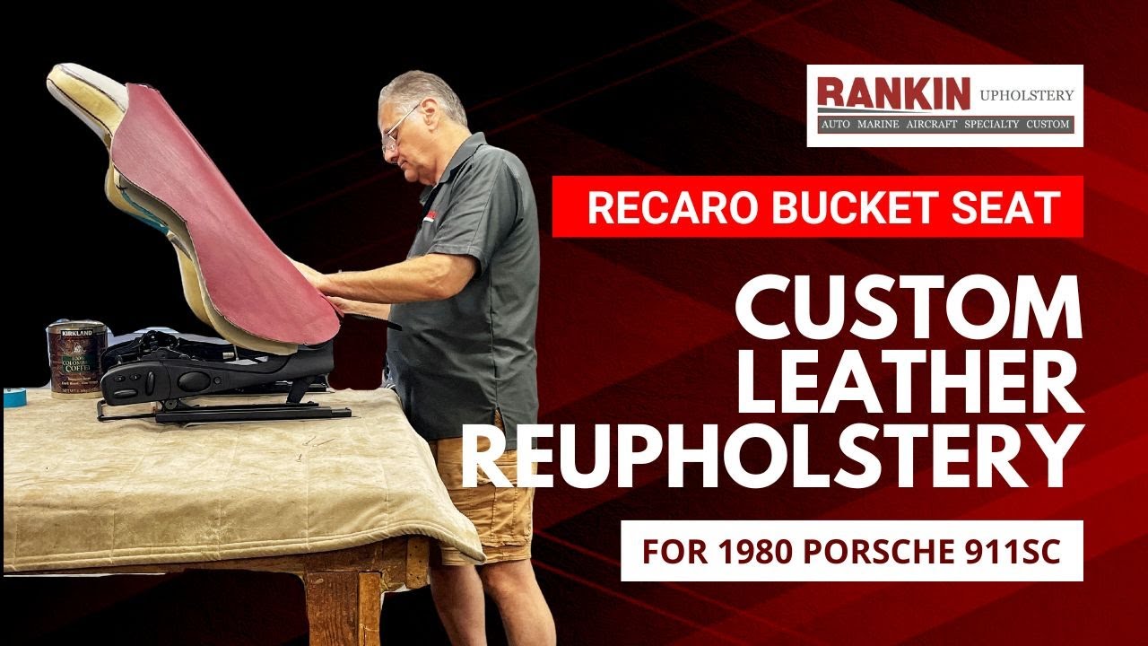 Recaro Seat Leather Reup for 1980 @Porsche  911SC