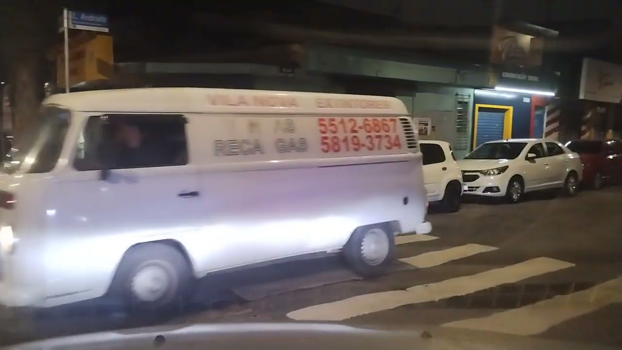 Dirigindo pela zona sul de São Paulo