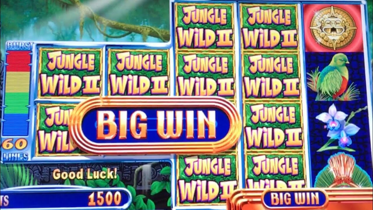 ***JUNGLE WILD II AWESOME HIT*** 5 BONUS SYMBOL Amazing Money Machine | 2018 1st Week BIG WIN BONUS